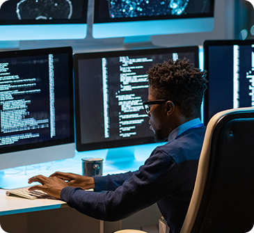 Security specialist at work